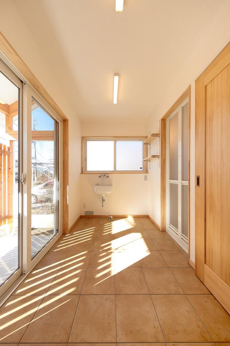 雨の日も安心なランドリールーム