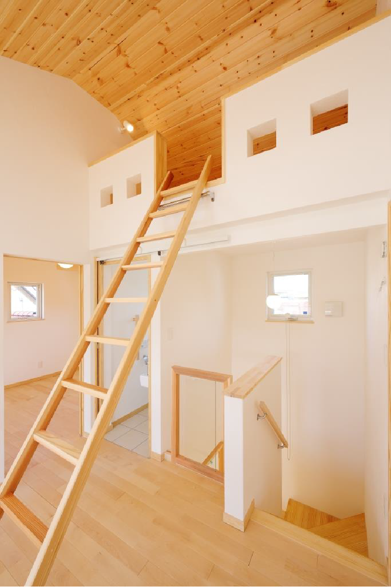 収納や趣味部屋に活用できるロフト
