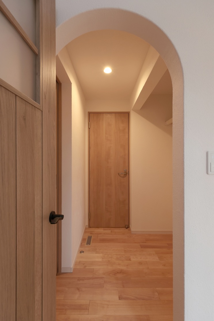 水回りと隣接する収納スペース