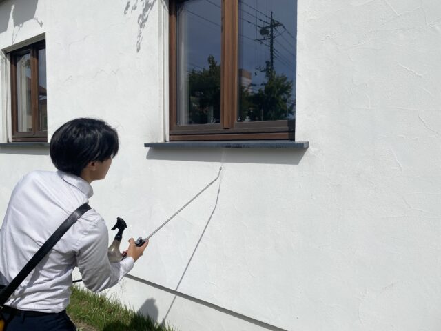 モデルハウスに【害虫ブロック】を施工しました