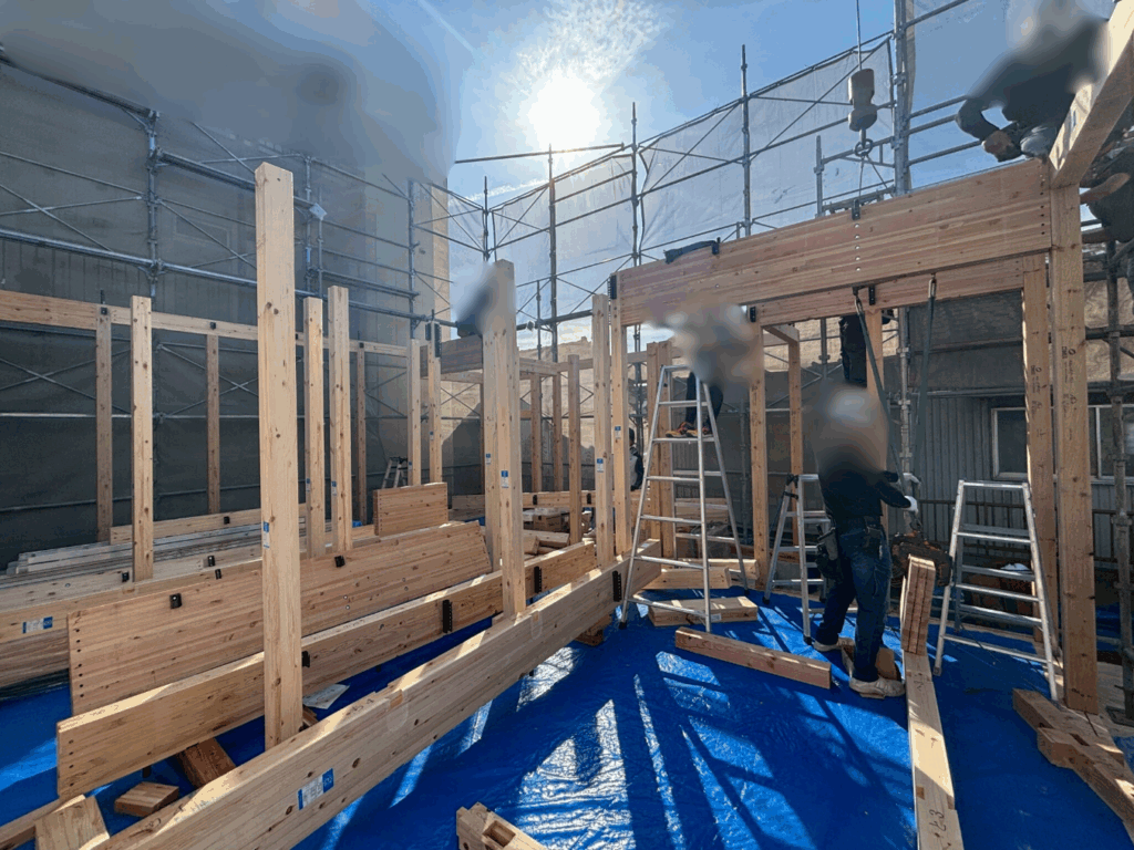 前橋市にて上棟しました