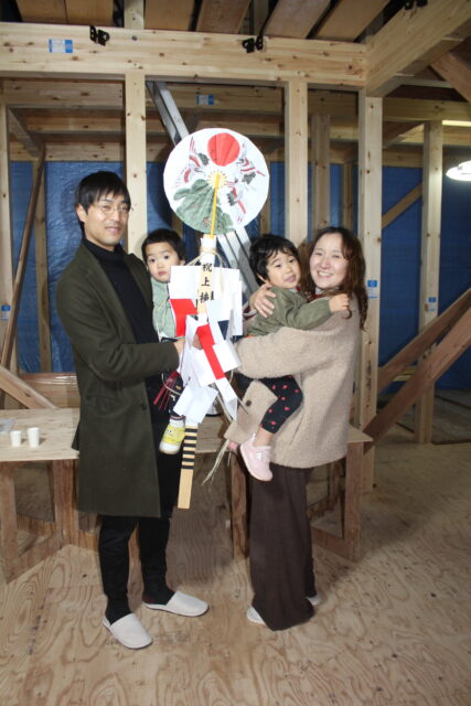 前橋市K様邸上棟式を行いました。