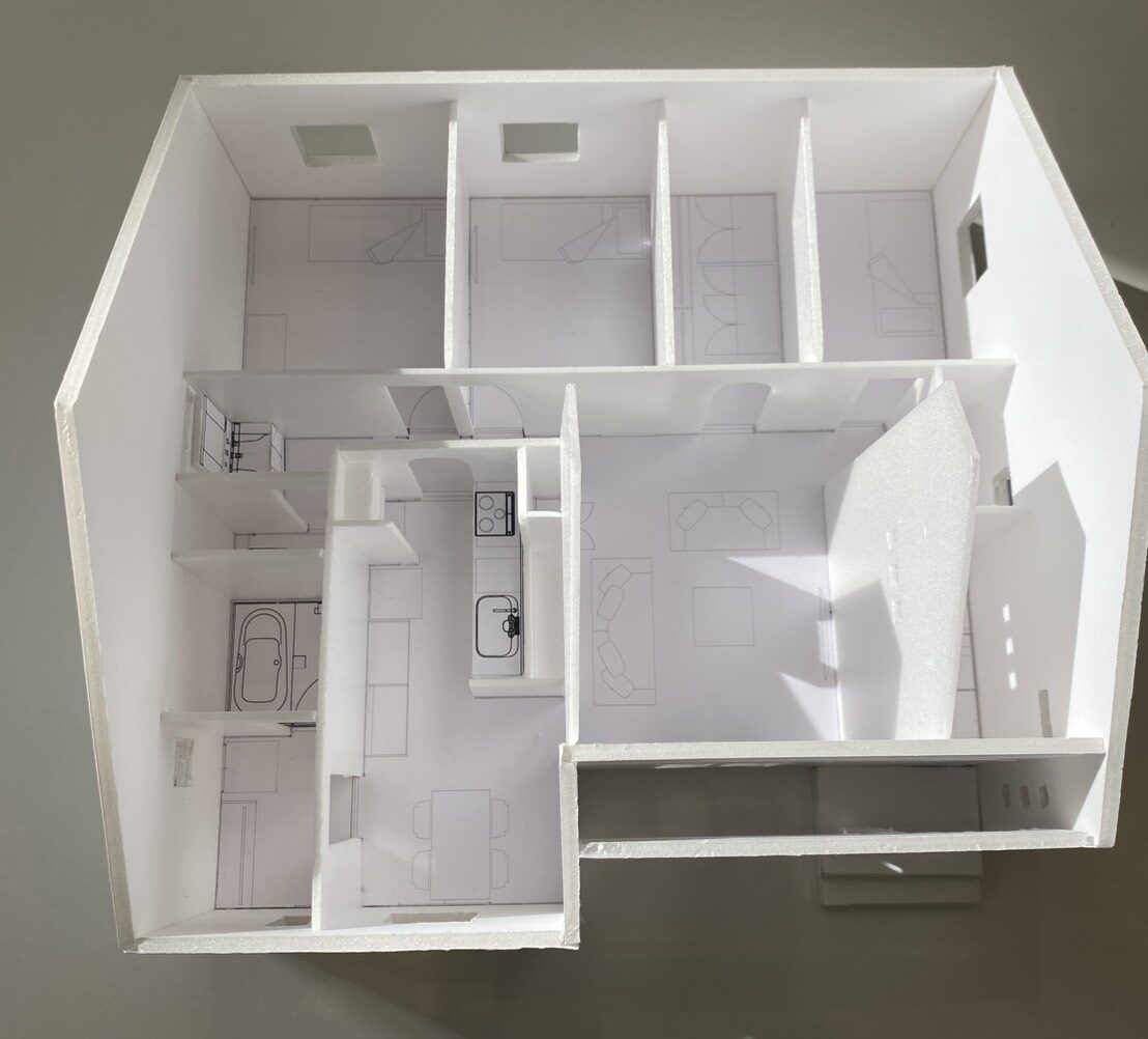 初めての住宅模型作成 【公式】前橋・高崎で設計士と建てるパッシブ