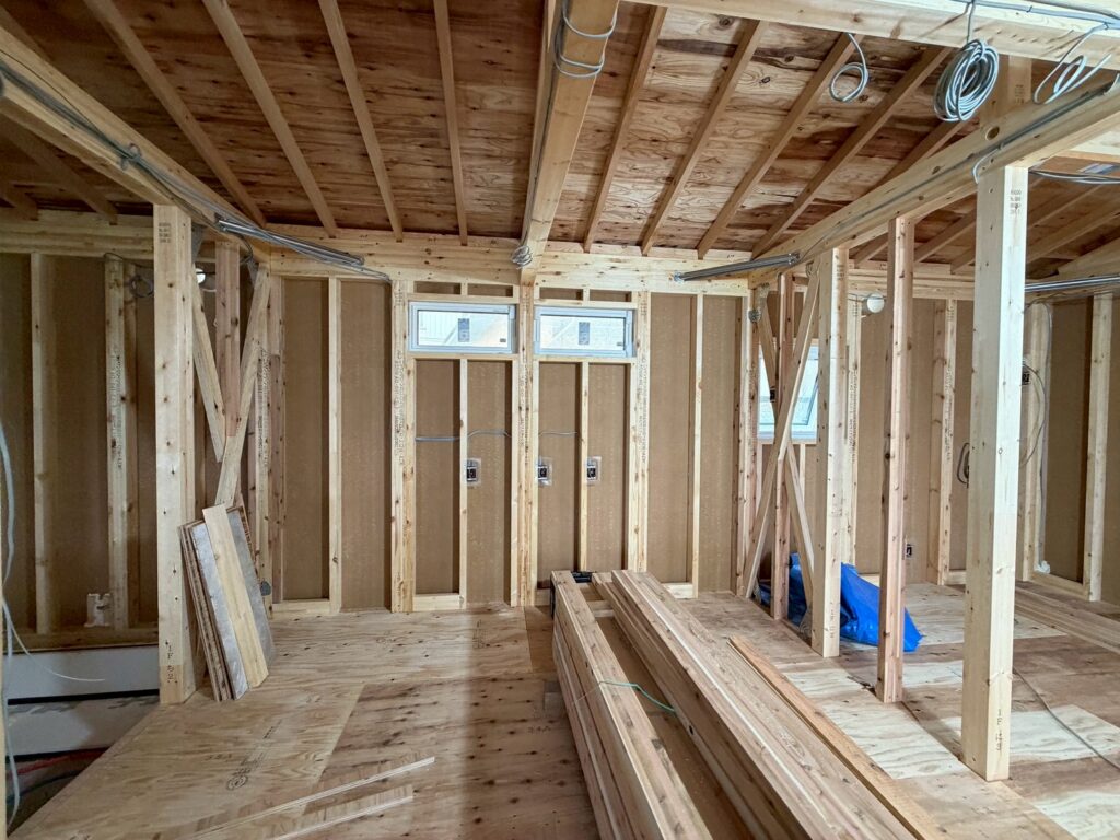 前橋市にて躯体検査を行いました